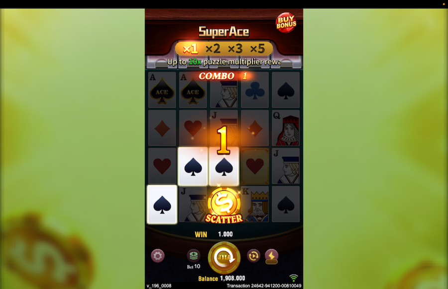 Super Ace winning ways